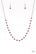 Paparazzi ♥ Party Like A Princess - Red ♥ Necklace