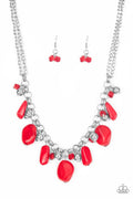Paparazzi ♥ Grand Canyon Grotto - Red ♥ Necklace