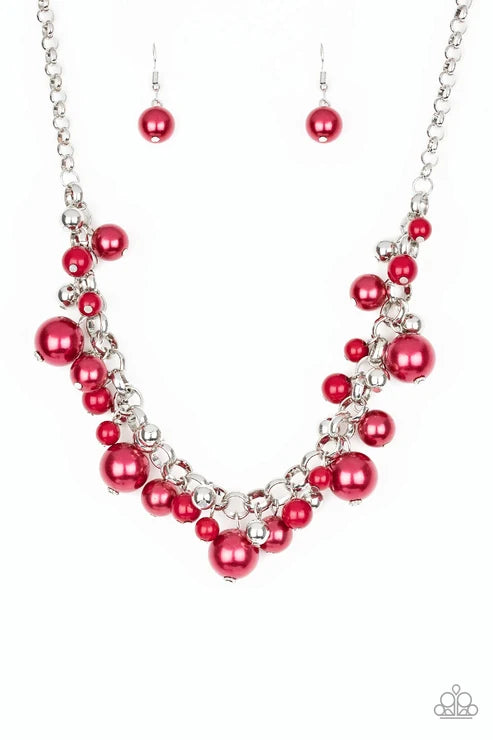 Paparazzi ♥ The Upstater - Red ♥ Necklace