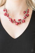 Paparazzi ♥ The Upstater - Red ♥ Necklace