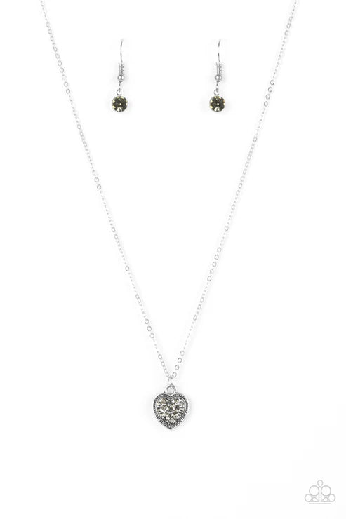 Paparazzi ♥ Fierce Flirt - Silver ♥ Necklace