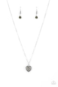 Paparazzi ♥ Fierce Flirt - Silver ♥ Necklace