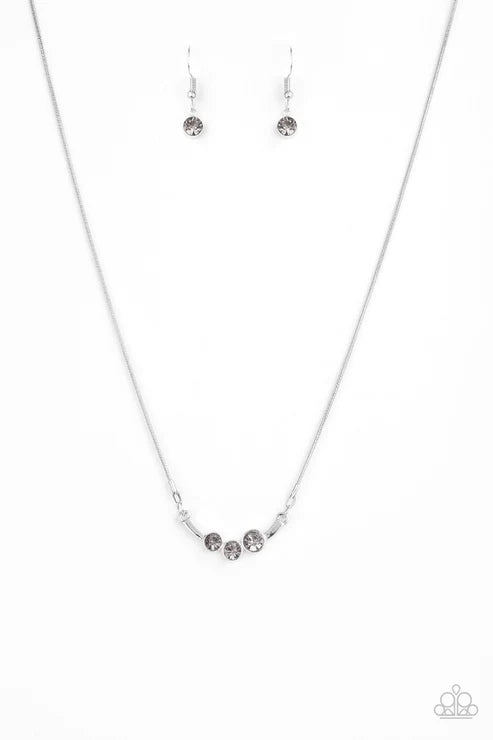 Paparazzi ♥ Sparkling Stargazer - Silver ♥ Necklace