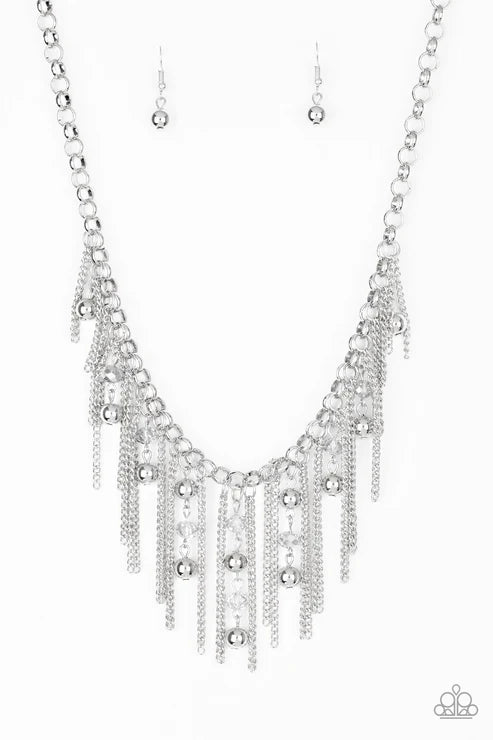 Paparazzi ♥ Ever Rebellious - Silver ♥ Necklace