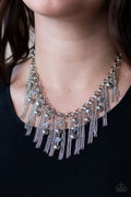 Paparazzi ♥ Ever Rebellious - Silver ♥ Necklace