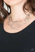 Paparazzi ♥ World Shattering - Silver ♥ Necklace