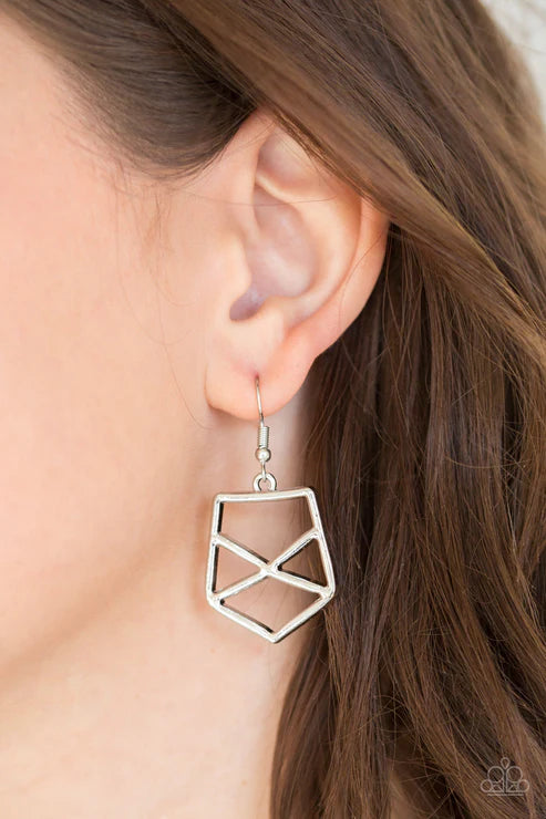 Paparazzi ♥ World Shattering - Silver ♥ Necklace