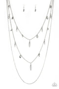 Paparazzi ♥ Bravo Bravado - Silver ♥ Necklace