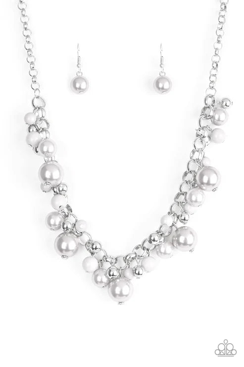 Paparazzi ♥ The Upstater - Silver ♥ Necklace