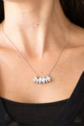 Paparazzi ♥ Deco Decadence - White ♥ Necklace