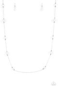 Paparazzi ♥ Champagne On The Rocks - White ♥ Necklace