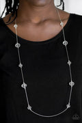 Paparazzi ♥ Champagne On The Rocks - White ♥ Necklace