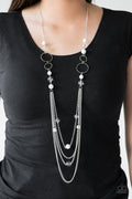 Paparazzi ♥ Bubbly Bright - White ♥ Necklace