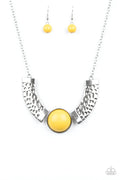 Paparazzi ♥ Egyptian Spell - Yellow ♥ Necklace