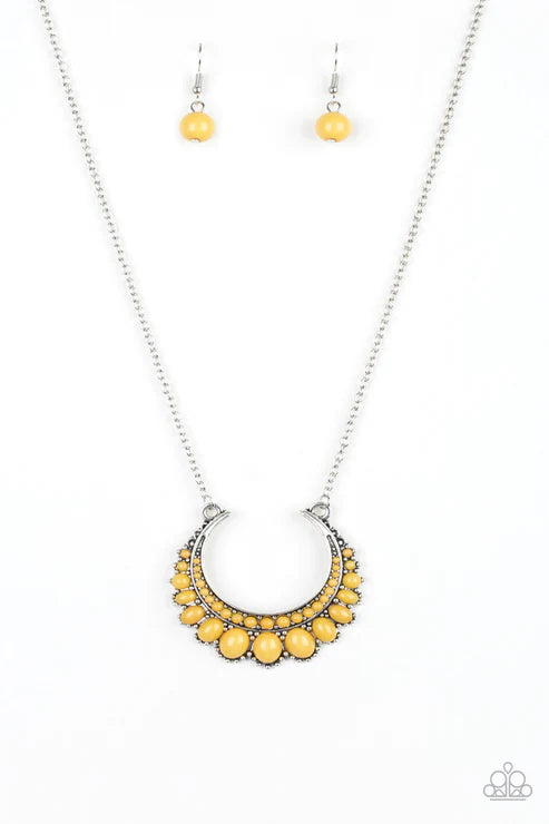 Paparazzi ♥ Count To ZEN - Yellow ♥ Necklace