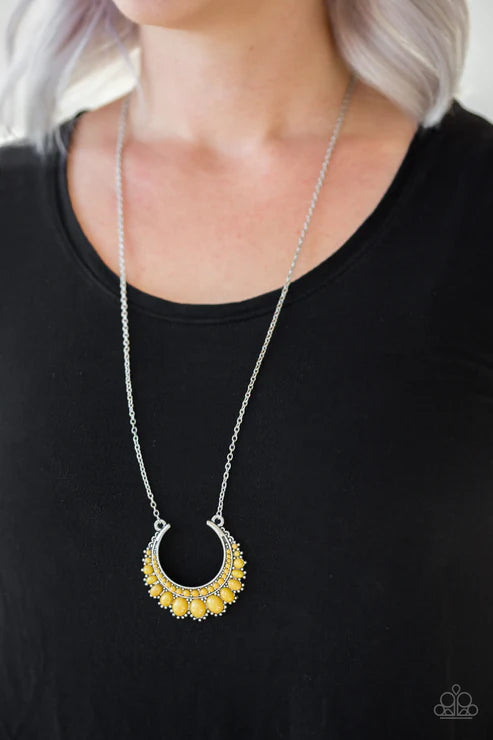 Paparazzi ♥ Count To ZEN - Yellow ♥ Necklace
