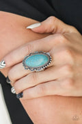 Paparazzi ♥ Open Range - Blue ♥ Ring
