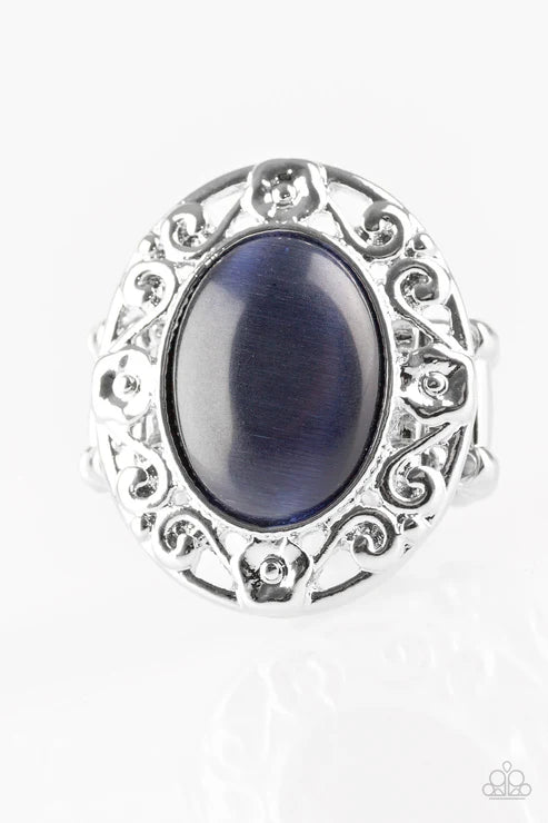 Paparazzi ♥ Moonlit Marigold - Blue ♥ Ring