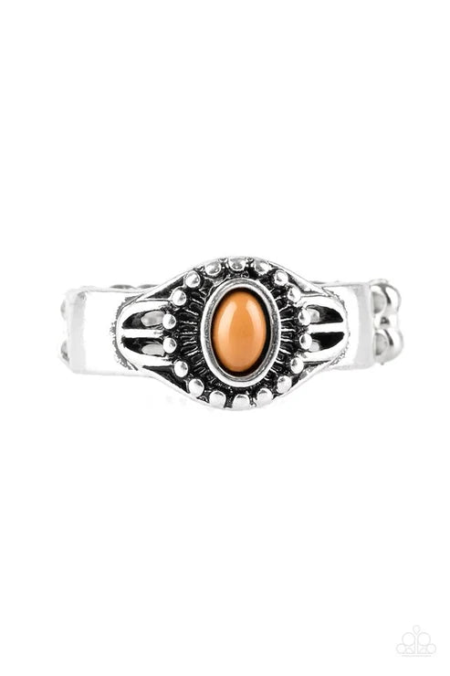 Paparazzi ♥ Right On TREK - Brown ♥ Ring