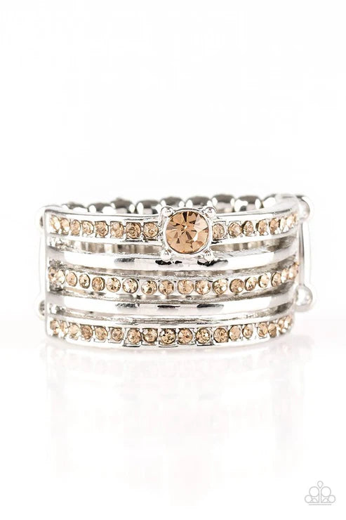 Paparazzi ♥ The Dealmaker - Brown ♥ Ring