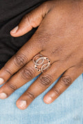 Paparazzi ♥ TRIO de Janeiro - Copper ♥ Ring