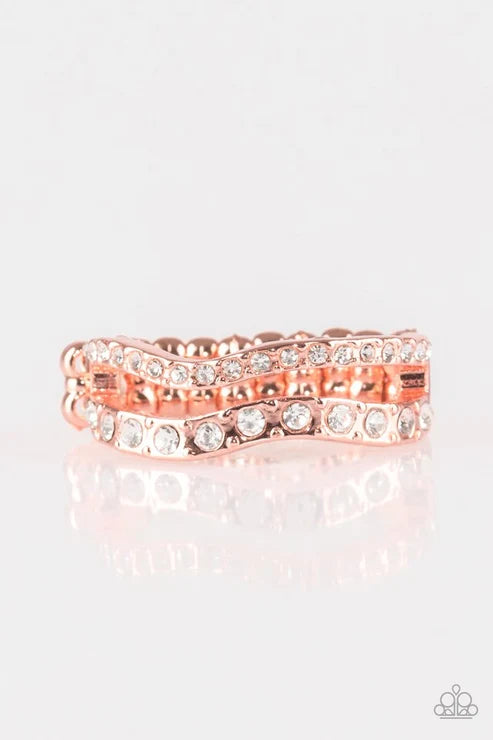 Paparazzi ♥ Elite Squad - Copper ♥ Ring