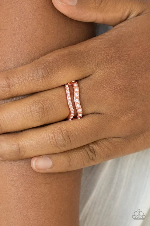 Paparazzi ♥ Elite Squad - Copper ♥ Ring