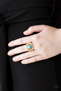 Paparazzi ♥ Stand Your Ground - Gold ♥ Ring