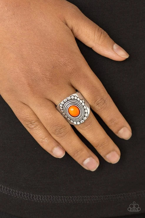 Paparazzi ♥ ZEN To One - Orange ♥ Ring