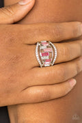 Paparazzi ♥ Treasure Chest Charm - Pink ♥ Ring