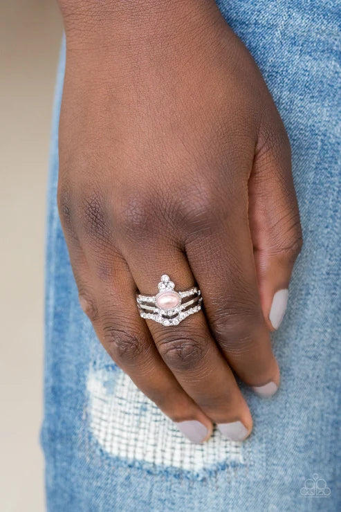 Paparazzi ♥ Timeless Tiaras - Pink ♥ Ring