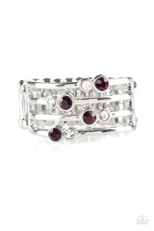 Paparazzi ♥ Sparkle Showdown - Purple ♥ Ring