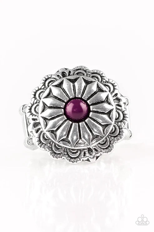 Paparazzi ♥ Daringly Daisy - Purple ♥ Ring