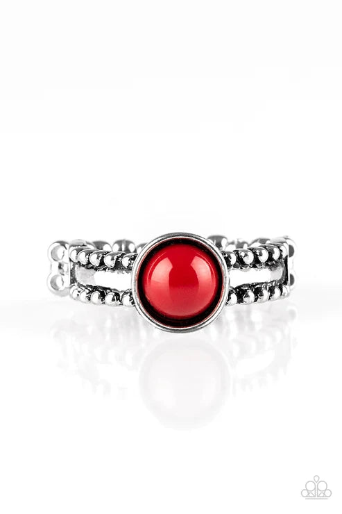 Paparazzi ♥ TREK and Field - Red ♥ Ring