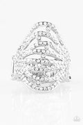 Paparazzi ♥ Stratospheric - White ♥ Ring