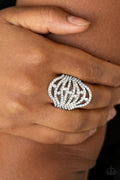Paparazzi ♥ Stratospheric - White ♥ Ring