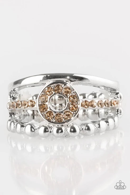Paparazzi ♥ Cost of Living - Brown ♥ Ring