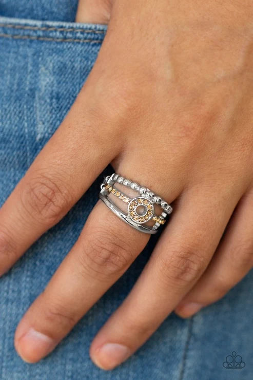 Paparazzi ♥ Cost of Living - Brown ♥ Ring