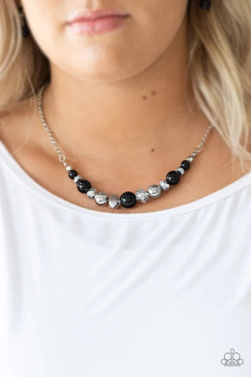 Paparazzi ♥ The Big-Leaguer - Black ♥ Necklace
