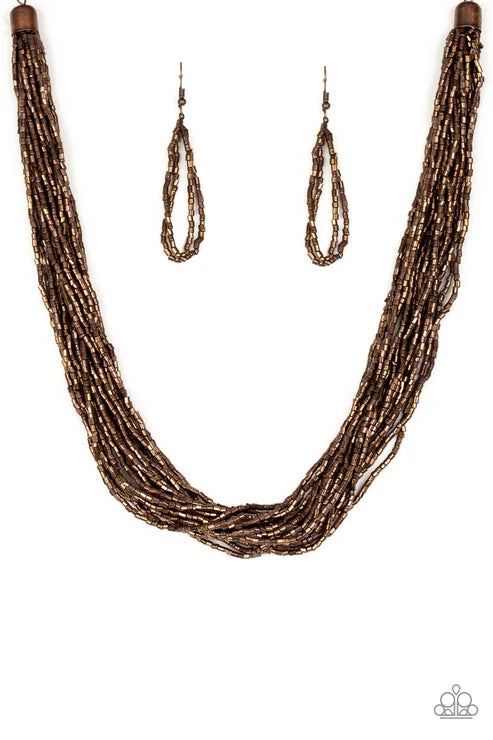 Paparazzi ♥ The Speed of STARLIGHT - Copper ♥ Necklace