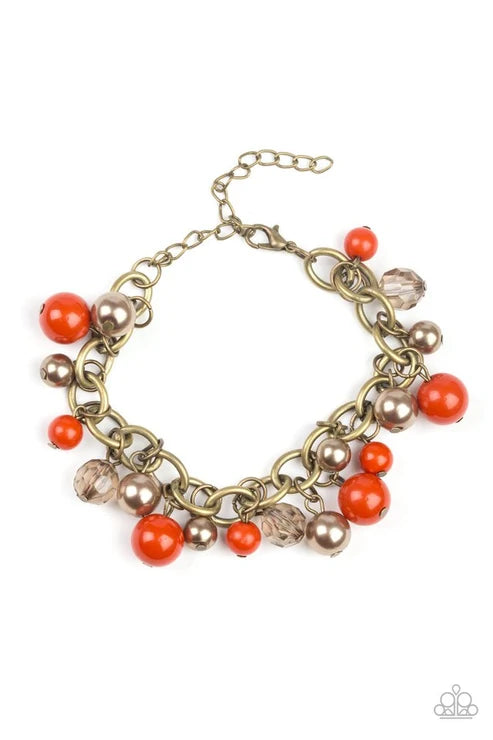 Paparazzi ♥ Grit and Glamour - Orange ♥ Bracelet
