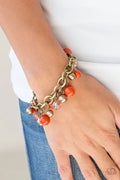 Paparazzi ♥ Grit and Glamour - Orange ♥ Bracelet