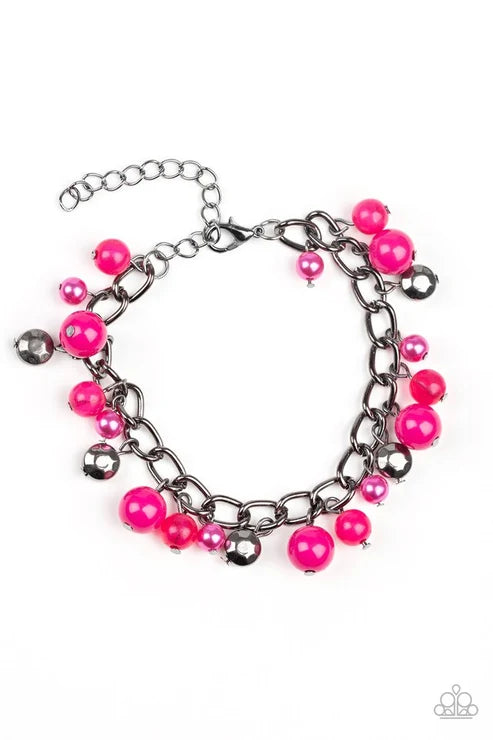 Paparazzi ♥ Hold My Drink - Pink ♥ Bracelet