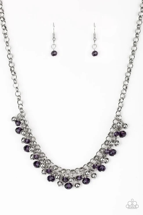 Paparazzi ♥ Trust Fund Baby - Purple ♥ Necklace