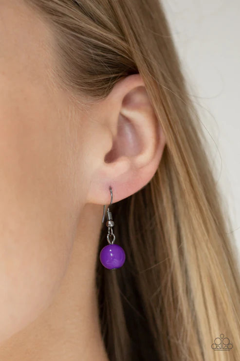 Paparazzi ♥ Watch Me Now - Purple ♥ Necklace
