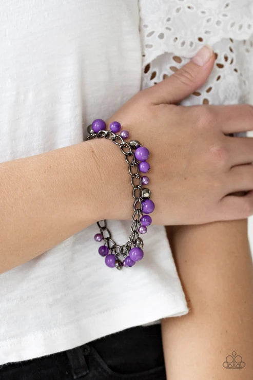 Paparazzi ♥ Hold My Drink - Purple ♥ Bracelet