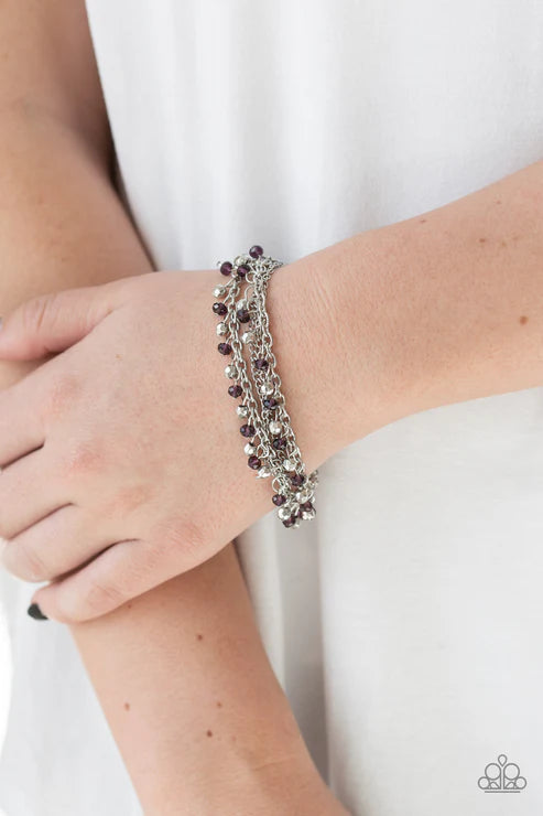 Paparazzi ♥ Cash Confidence - Purple ♥ Bracelet