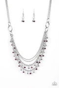 Paparazzi ♥ Financially Fabulous - Purple ♥ Necklace