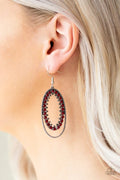 Paparazzi ♥ Marry Into Money - Red ♥ Earrings
