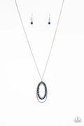 Paparazzi ♥ Money Mood - Blue ♥ Necklace